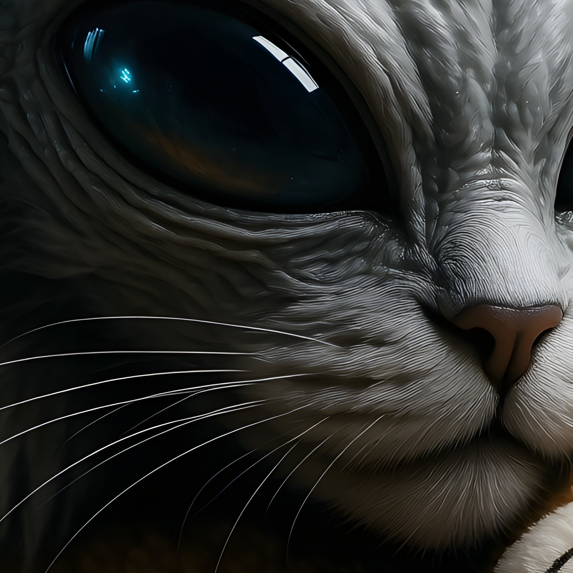 Siberian Head Stuffed Animal Science Fiction - Full Resolution Quality Preview