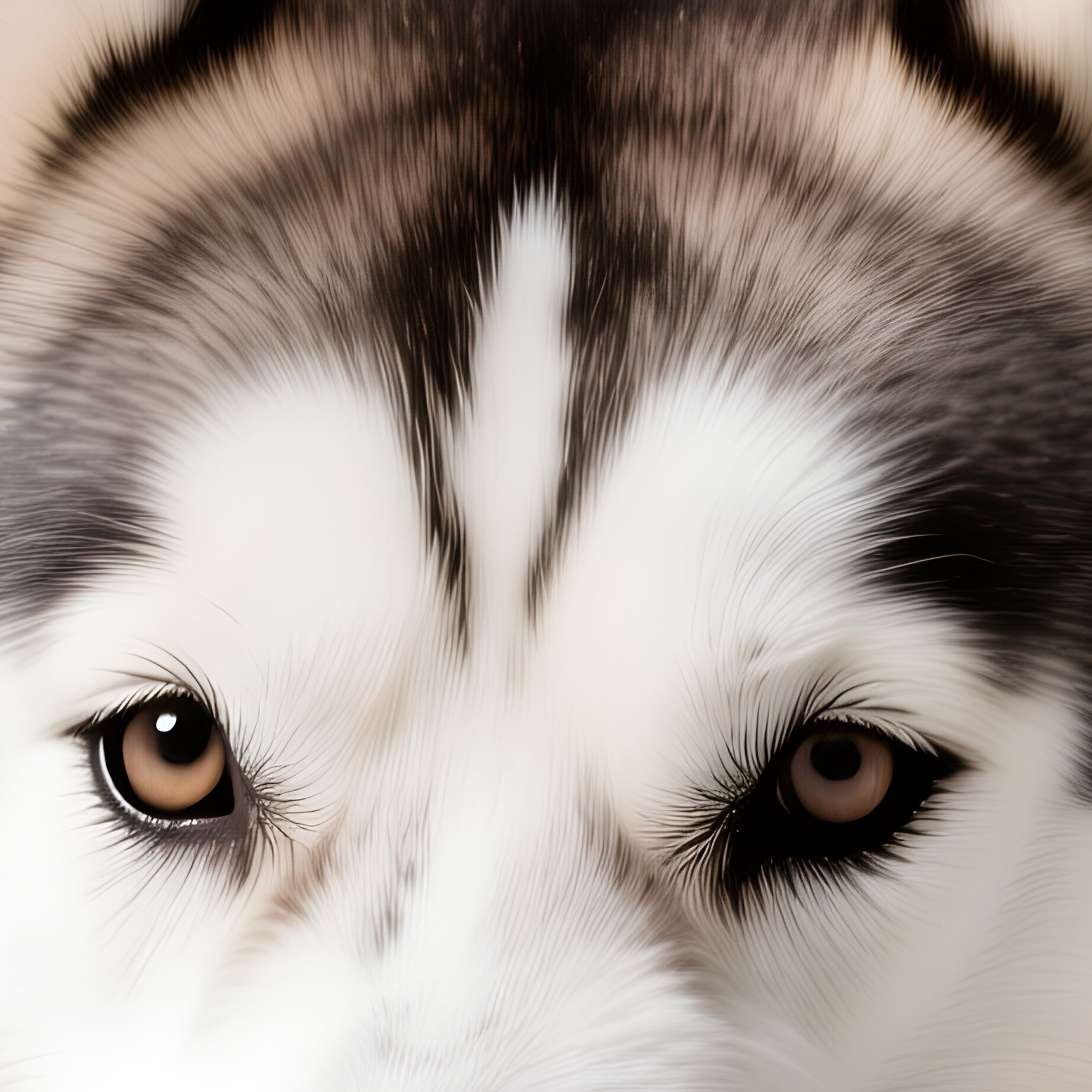 Siberian Husky Head Resting On Paws Still Life - Full Resolution Quality Preview