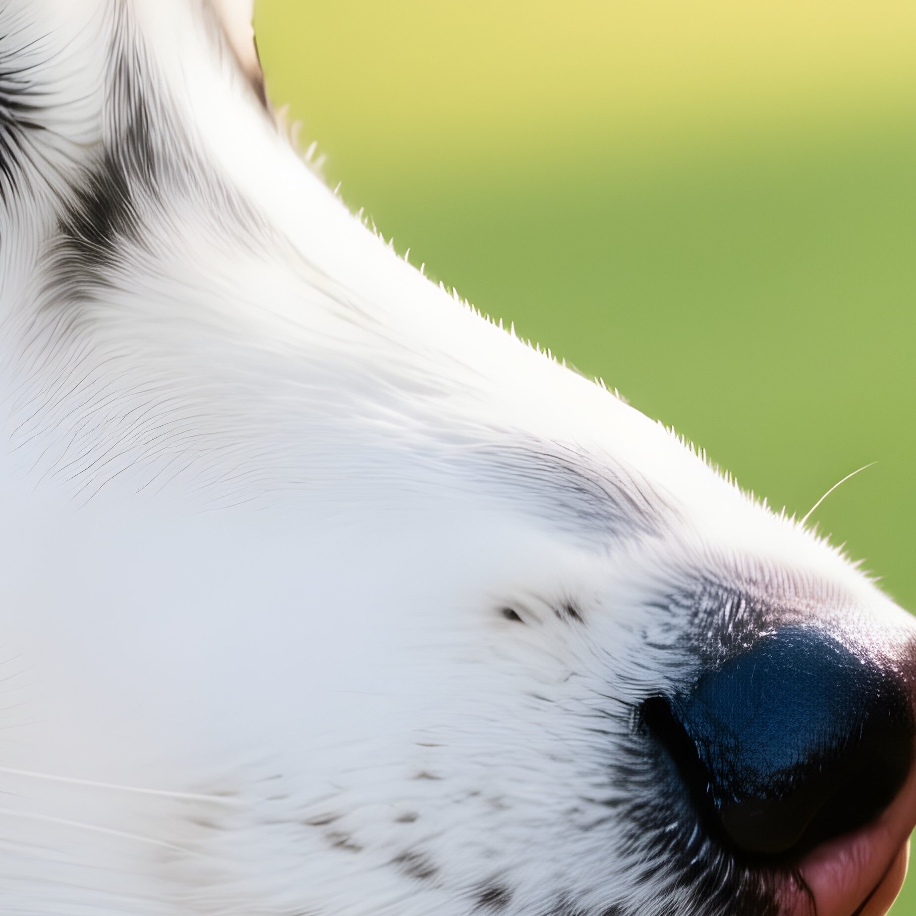 Siberian Husky Nose To Nose With Human Child - Full Resolution Quality Preview