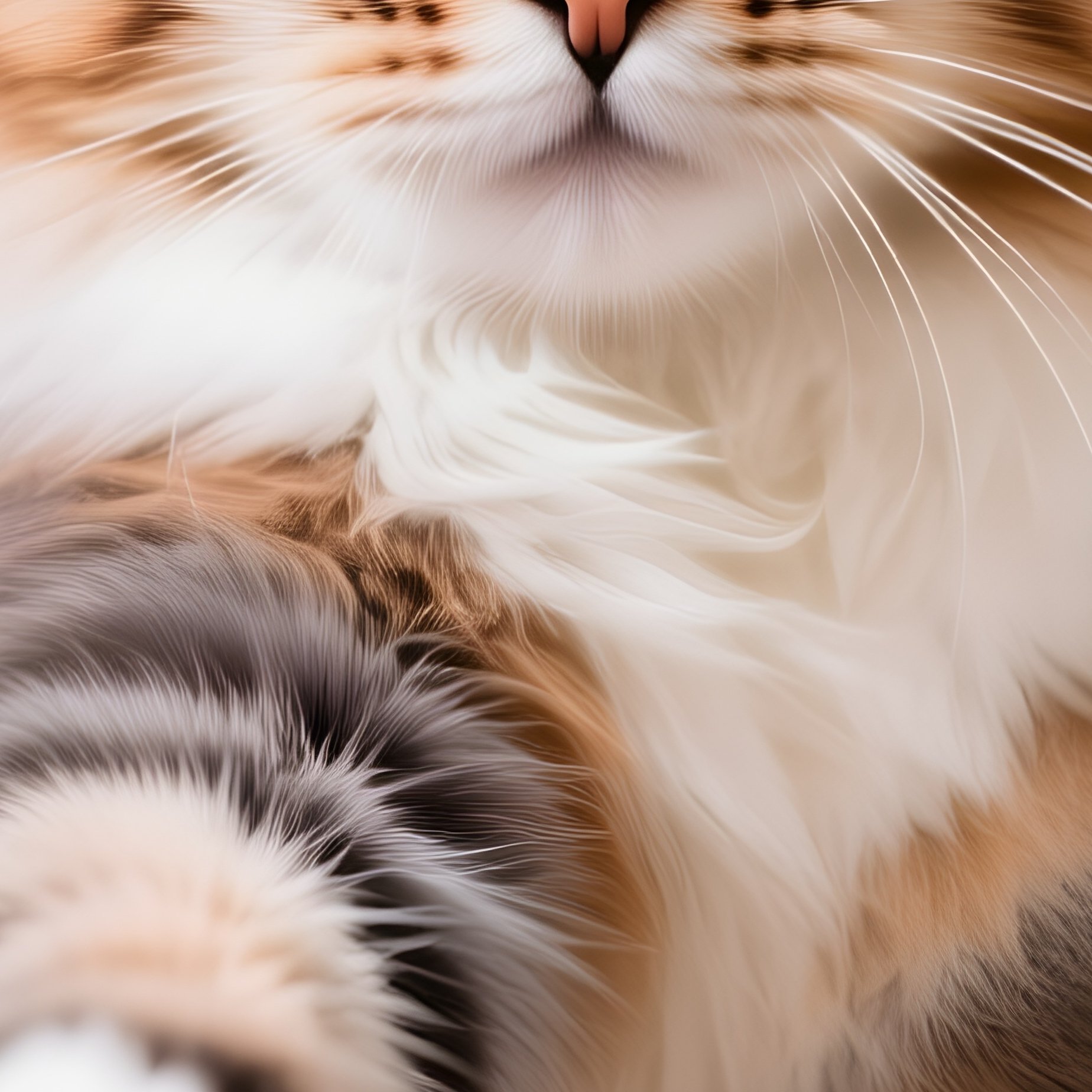 Siberian Paw Reaching Under Door - Full Resolution Quality Preview