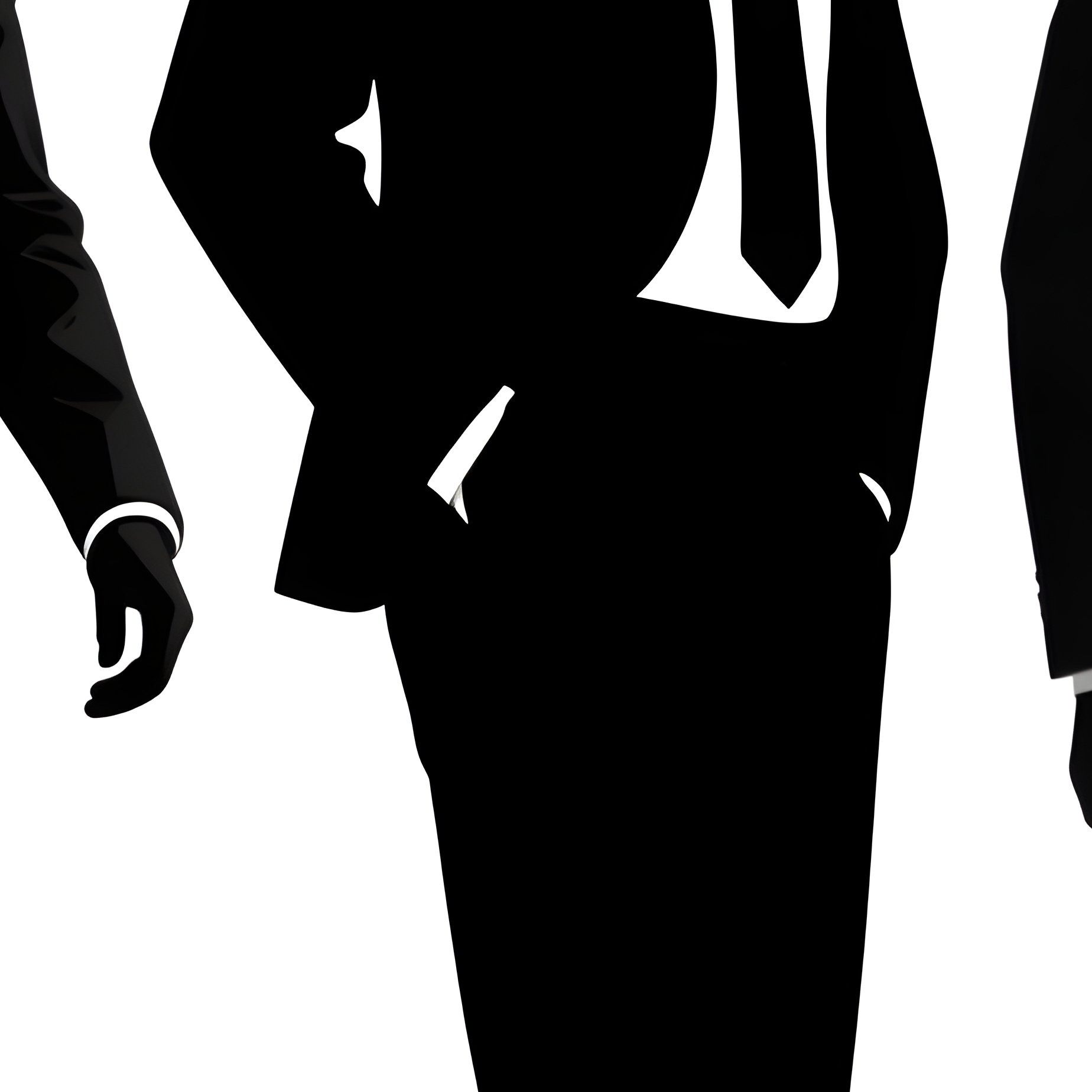 Silhouettes Of Five People In Business Attire Silhouette Business - Full Resolution Quality Preview