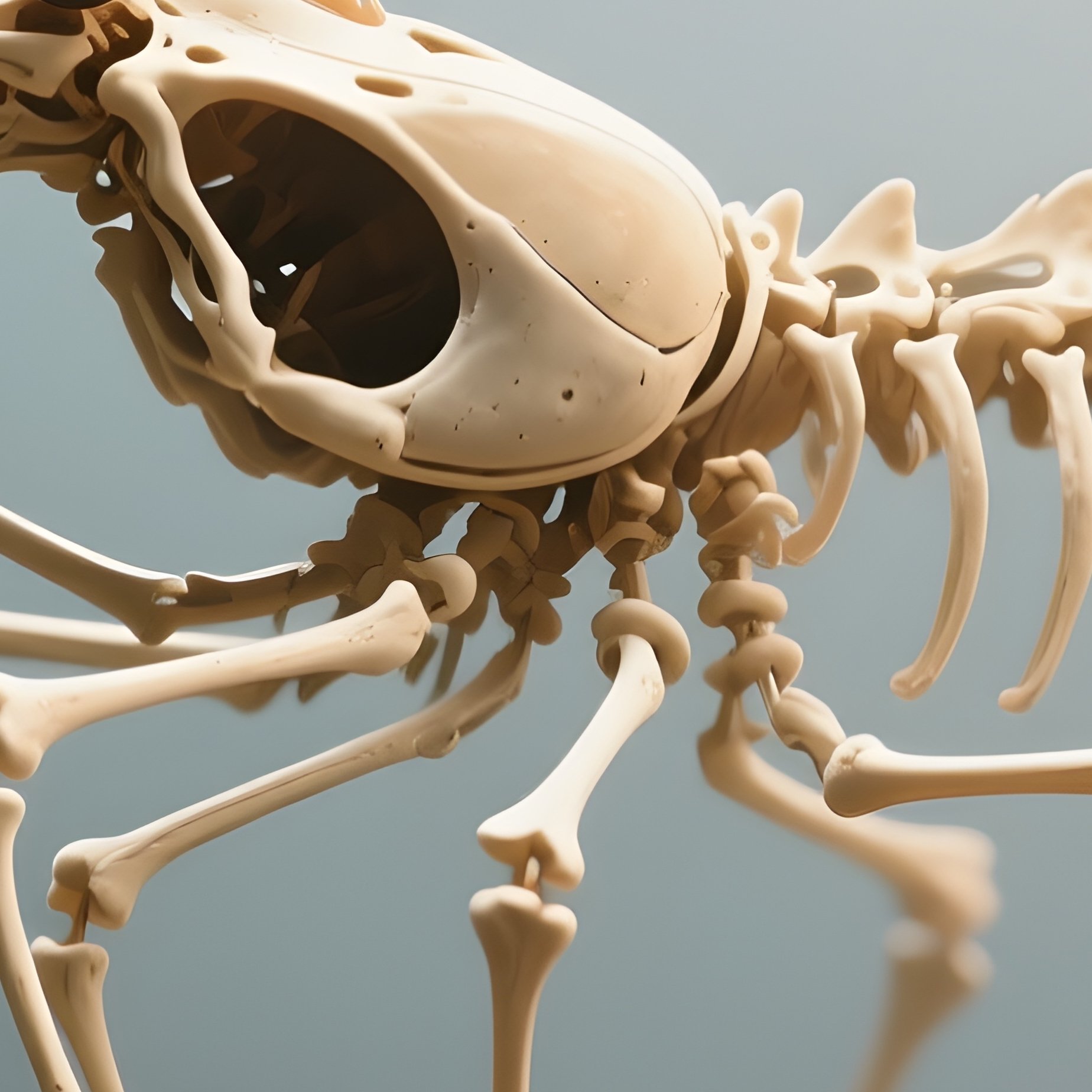 Skeleton Shrimp – Sticklike Skeletal Frame Floating Like An Insect. - Full Resolution Quality Preview