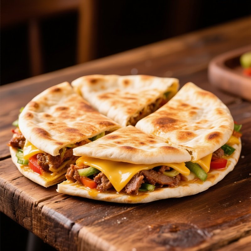 Skepasti Pita Sandwich Cut Into Quarters