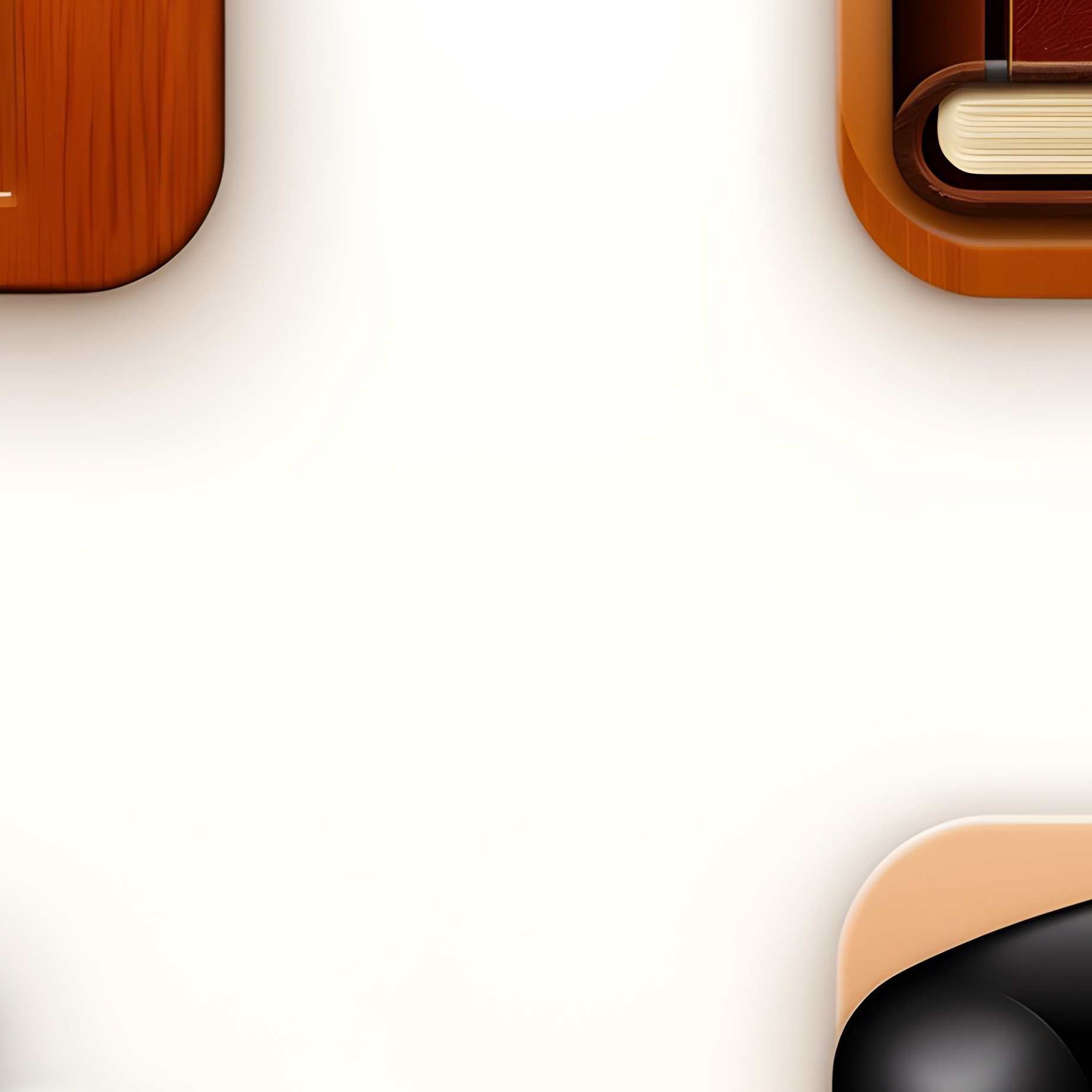 Skeuomorphic Real World Objects As Buttons - Full Resolution Quality Preview