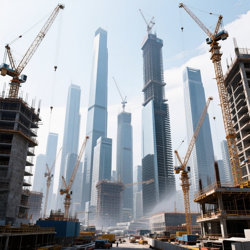 Skyscrapers Construction Site