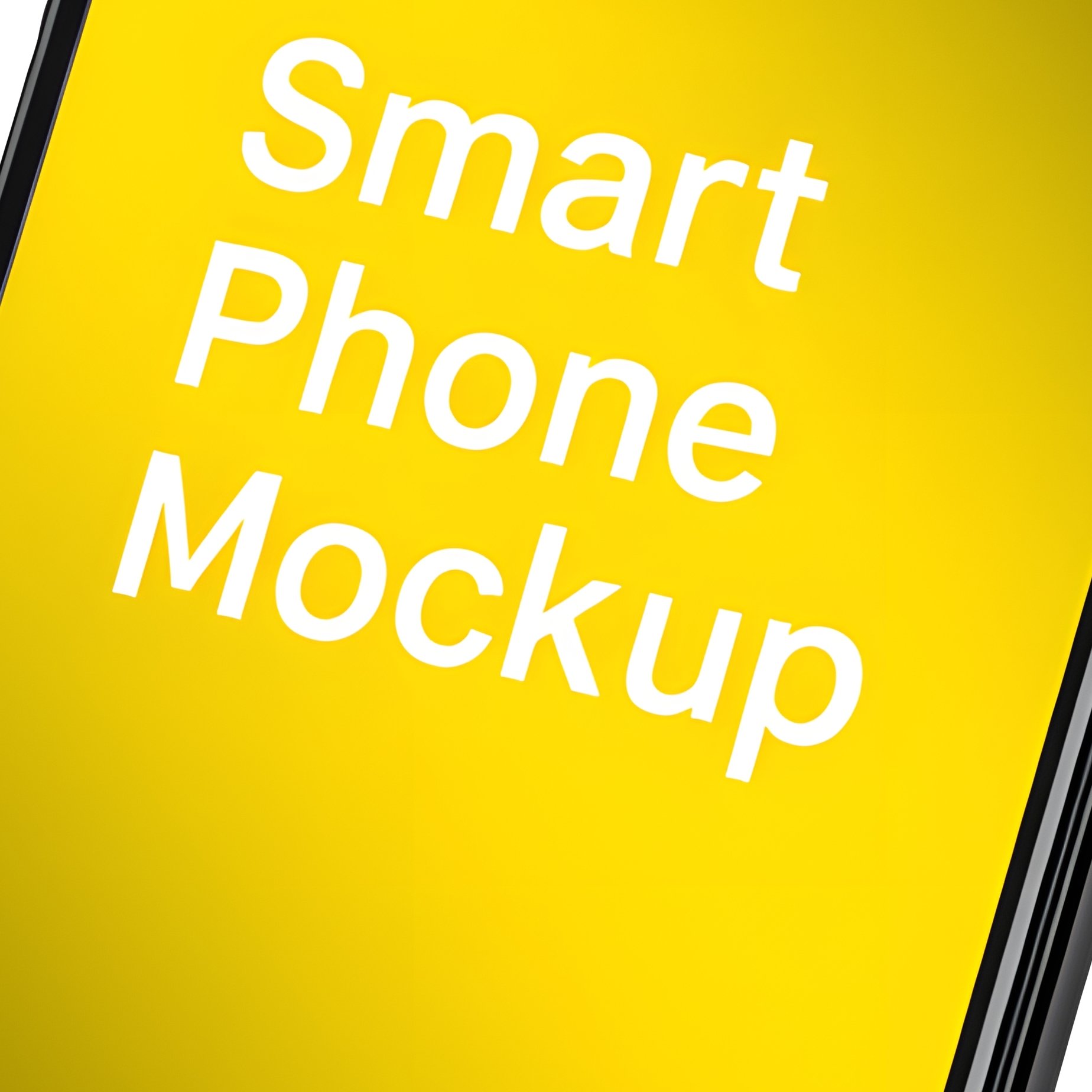 Smartphone Mockup Smartphone Mockup - Full Resolution Quality Preview