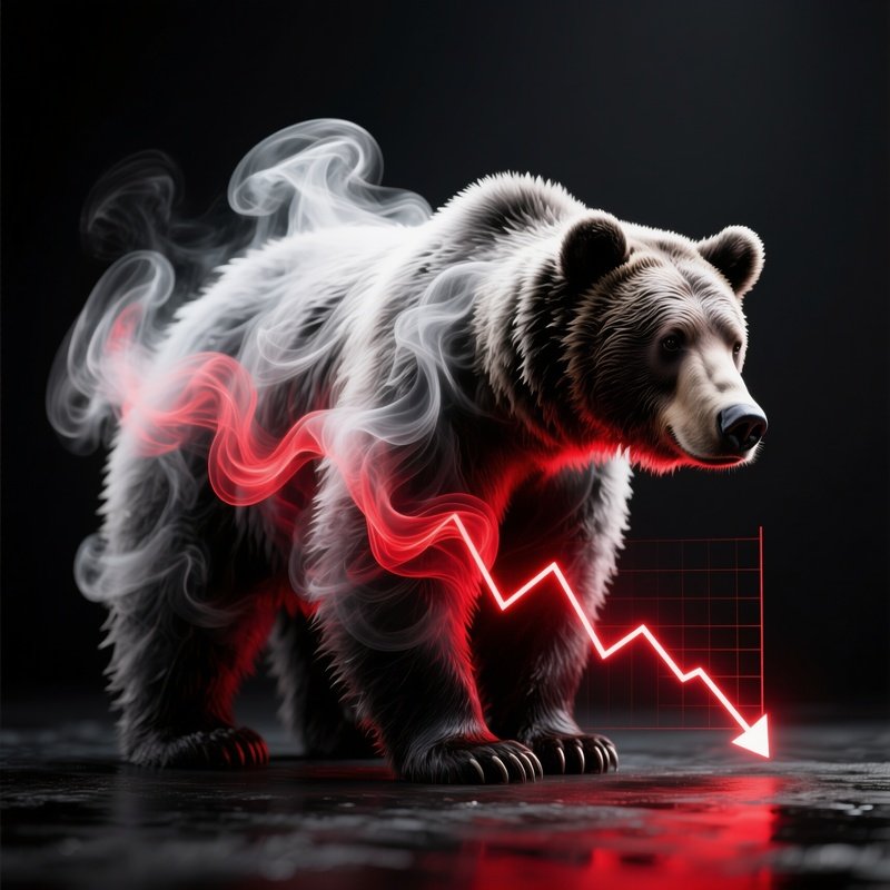 Smoke Bear Downward Chart Line