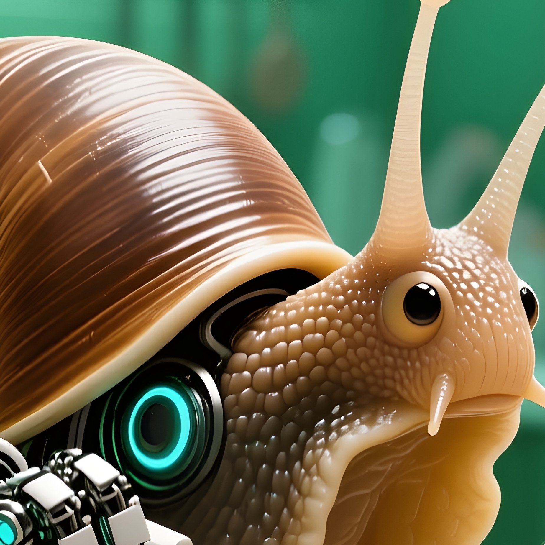 Snail Chef Flipping Pancakes Science Fiction - Full Resolution Quality Preview