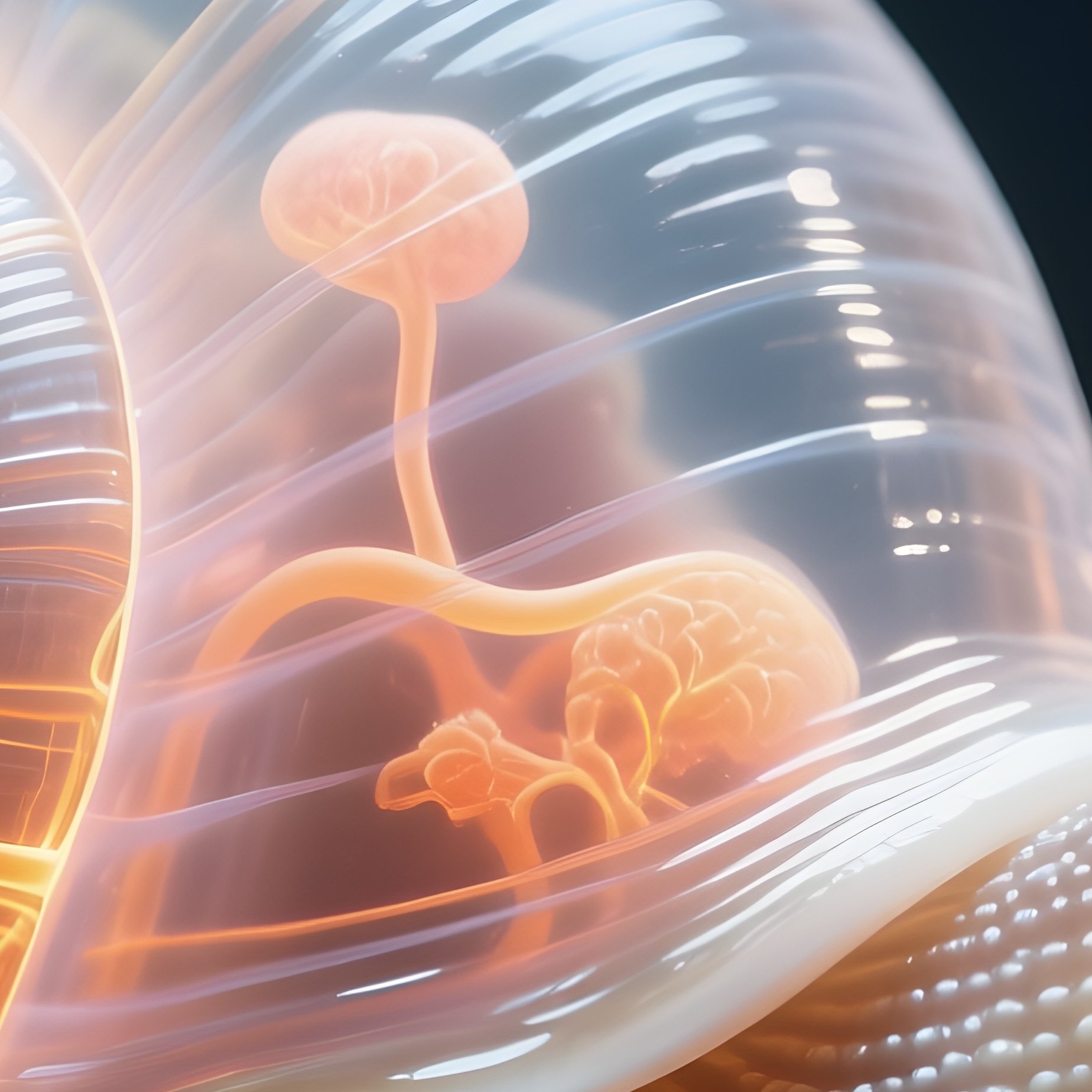 Snailfish – Translucent Skin Showing Soft Glowing Organs. - Full Resolution Quality Preview