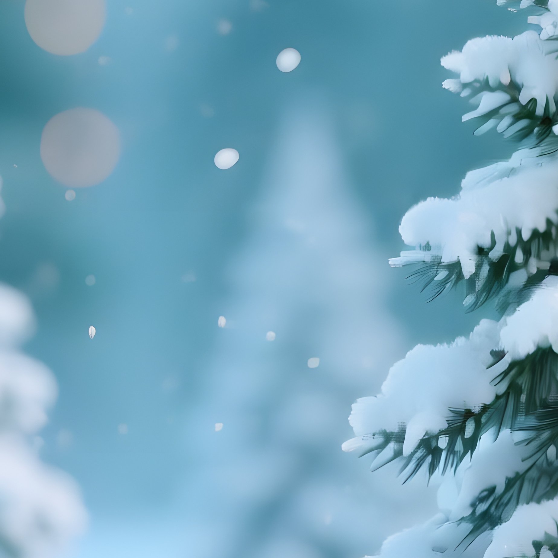 Snow Covered Pine Trees In A Winter Landscape Winter Snow - Full Resolution Quality Preview