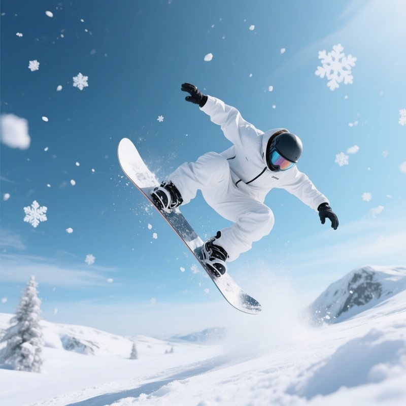 Snowboarder Zero Frost In Zero Gravity