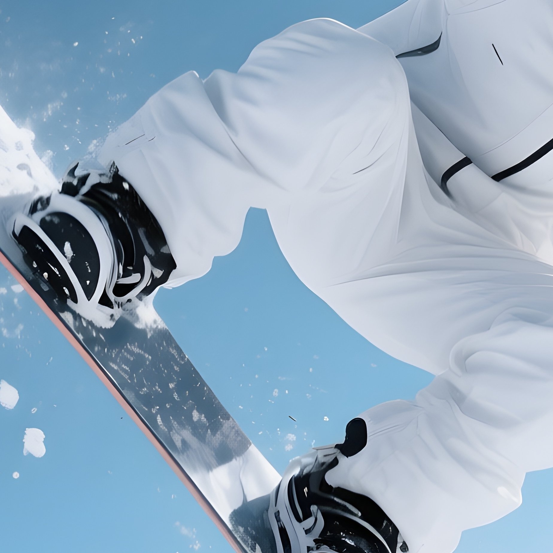 Snowboarder Zero Frost In Zero Gravity - Full Resolution Quality Preview