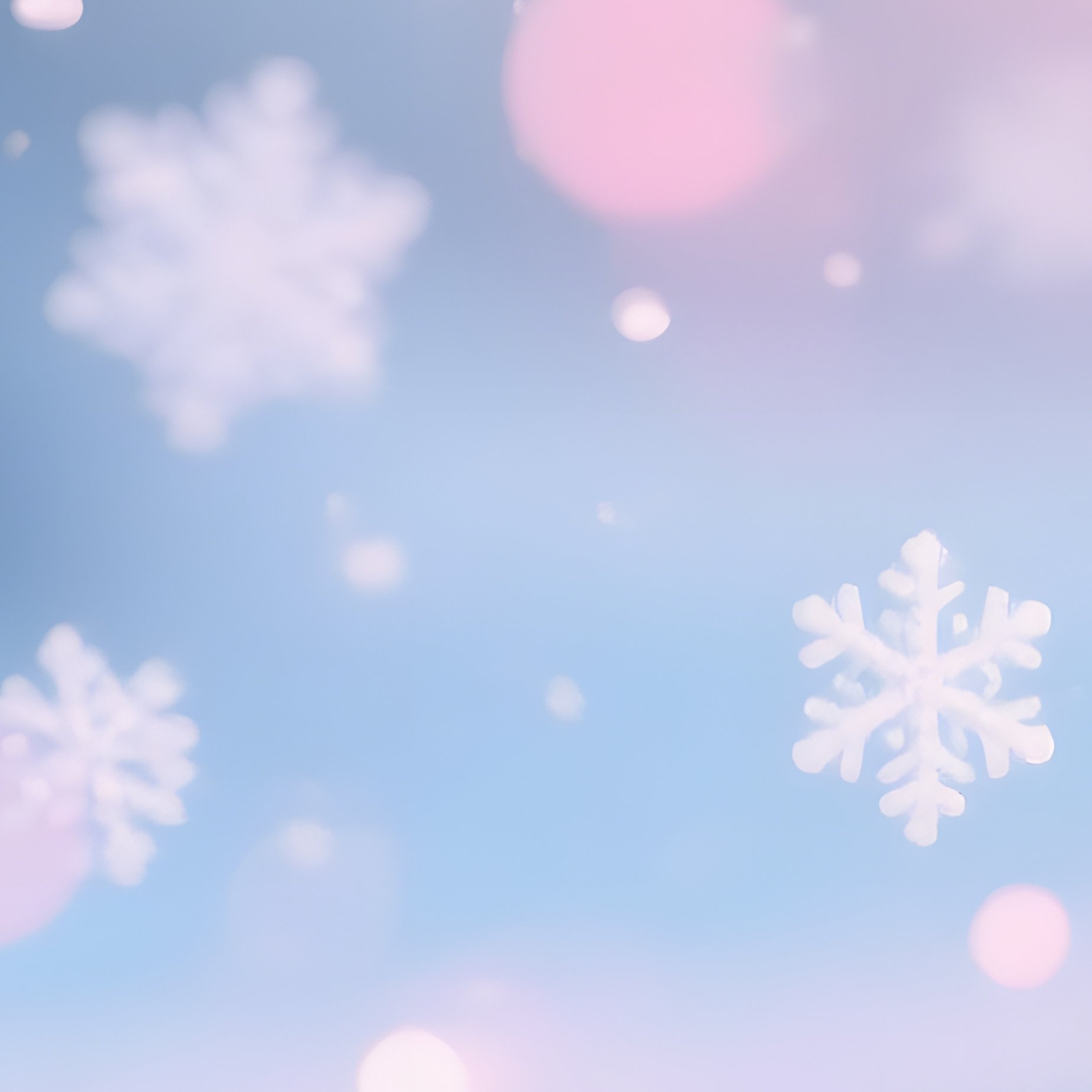 Snowflakes In A Winter Scene Winter Snowflakes - Full Resolution Quality Preview