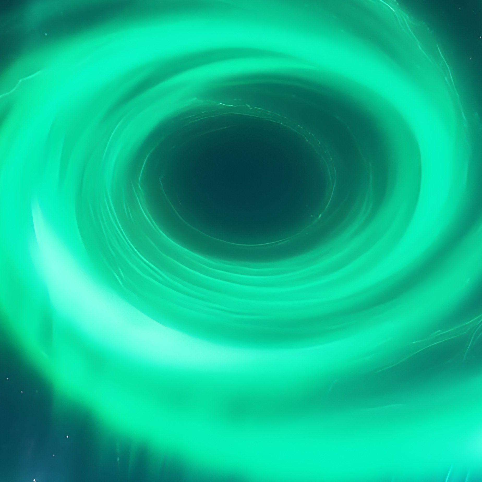 Solar Storms Green Aurora Spiraling Directly Overhead - Full Resolution Quality Preview