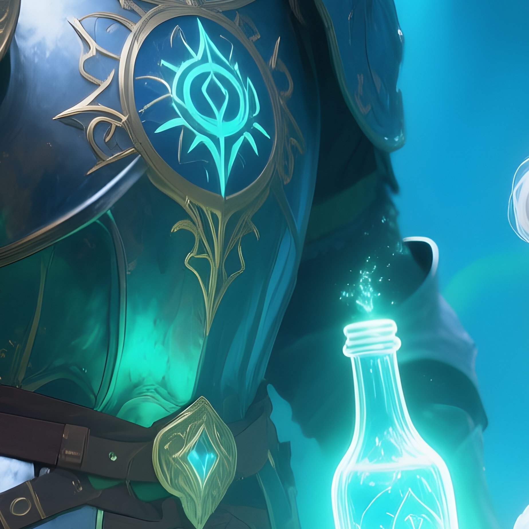 Soldier Child Water Interaction Fantasy - Full Resolution Quality Preview