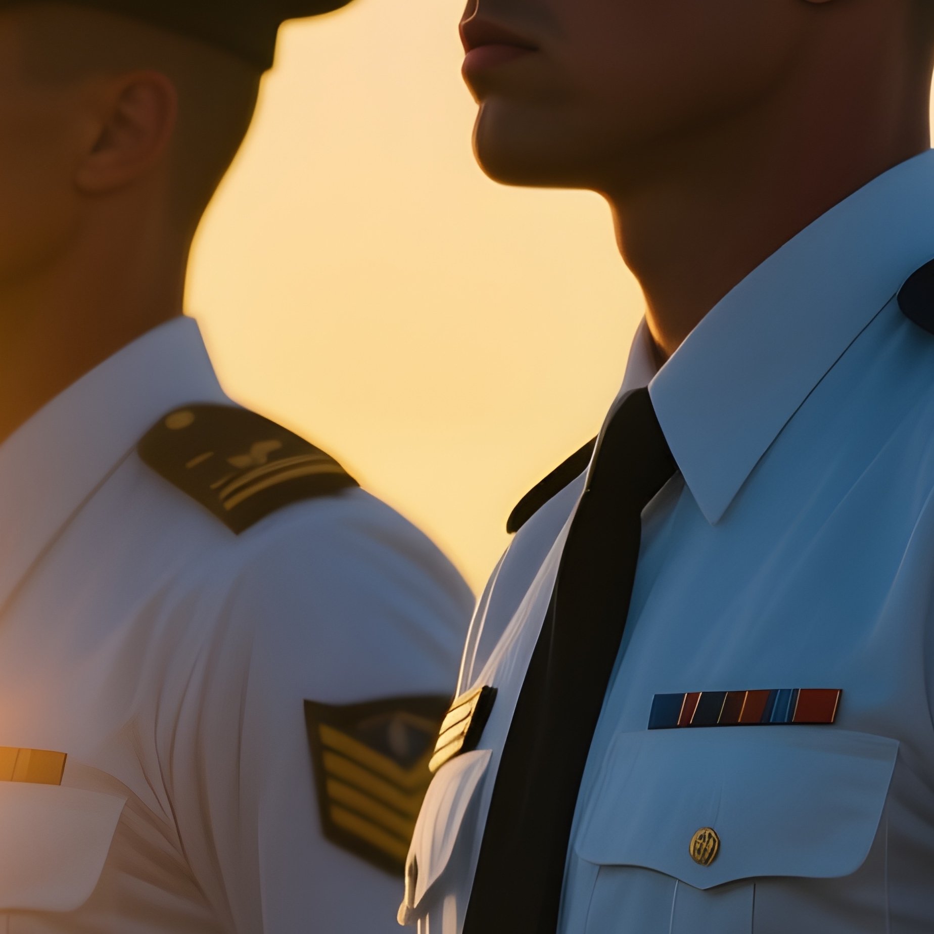 Soldiers At Sunrise Preparation - Full Resolution Quality Preview