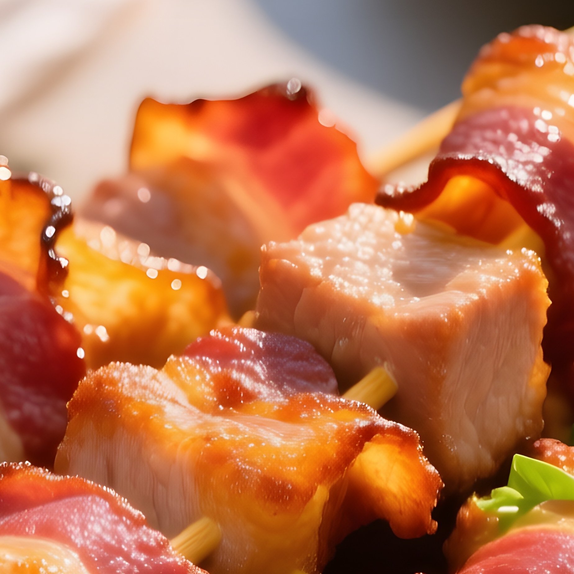 Souvlaki With Bacon Skewers - Full Resolution Quality Preview