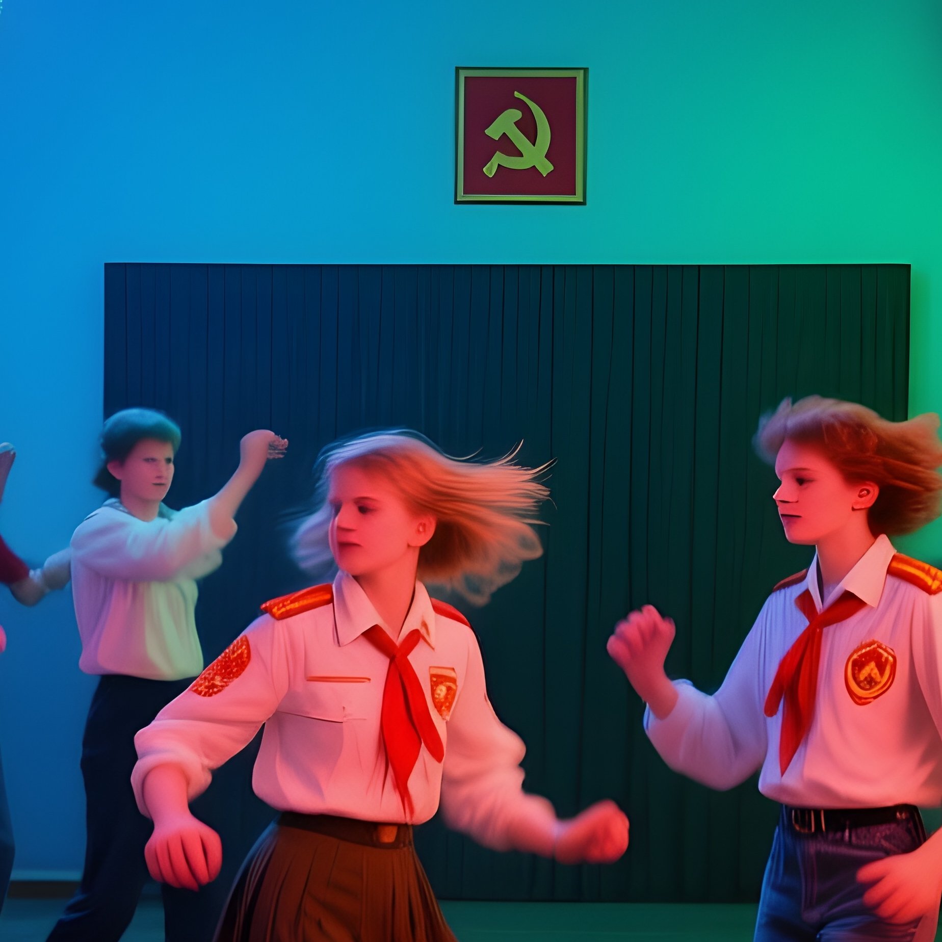 Soviet Disco 1988 High School Gymnasium - Full Resolution Quality Preview