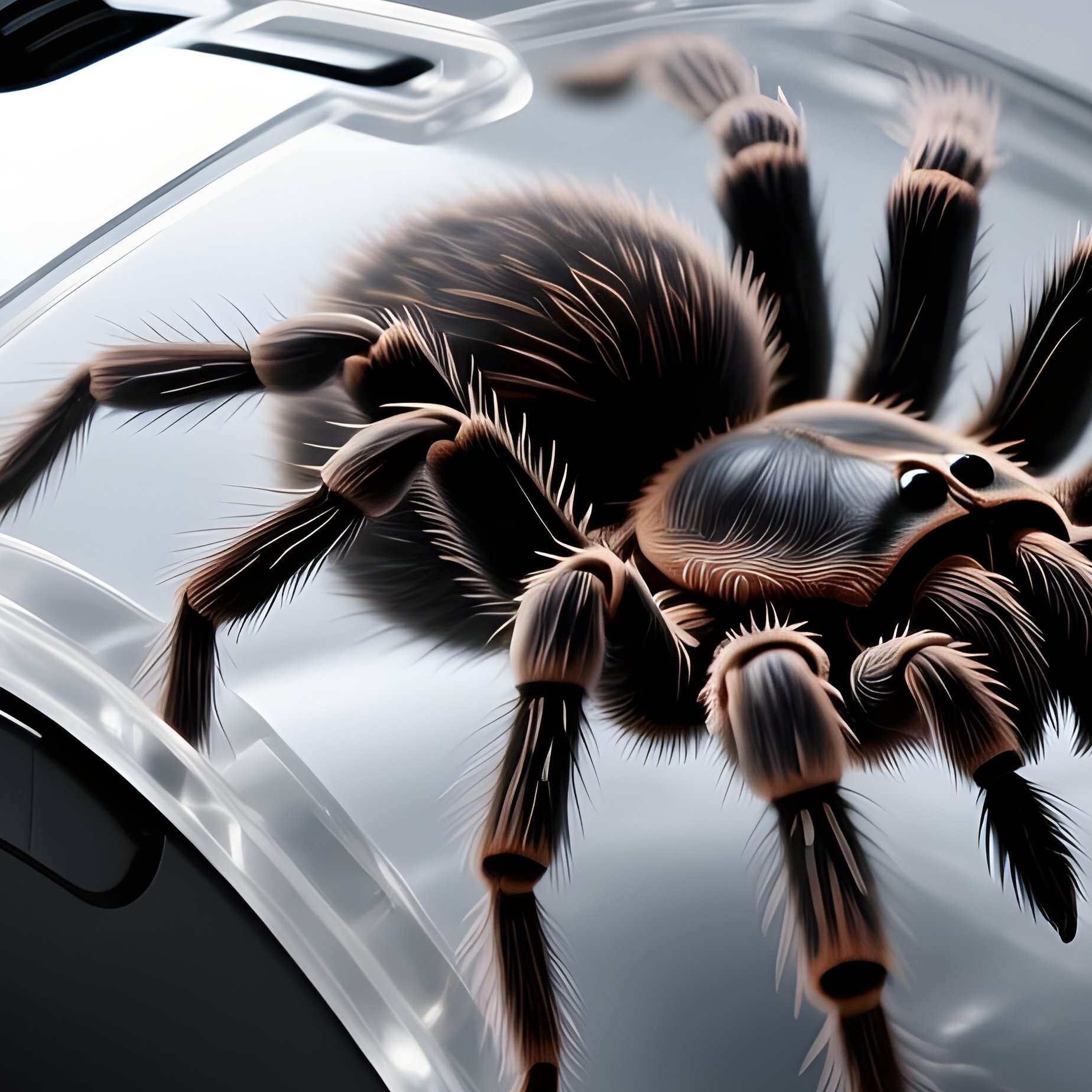 Spider In Resin Acrylic Mouse - Full Resolution Quality Preview