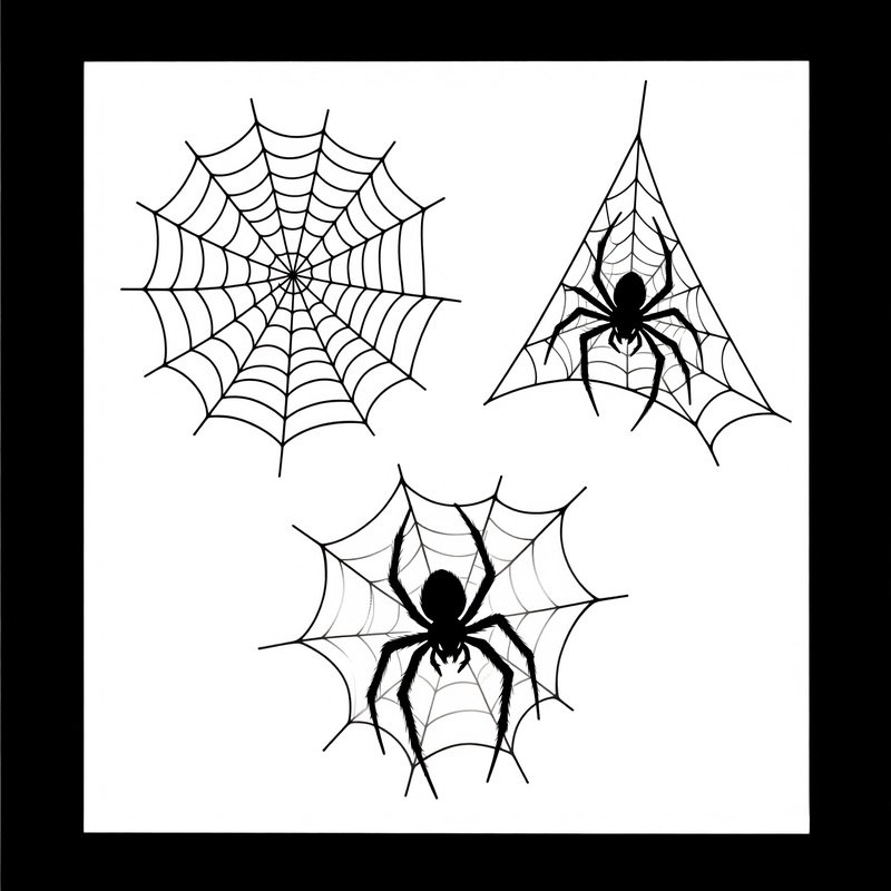 Spider Webs Spider Webs Drawing