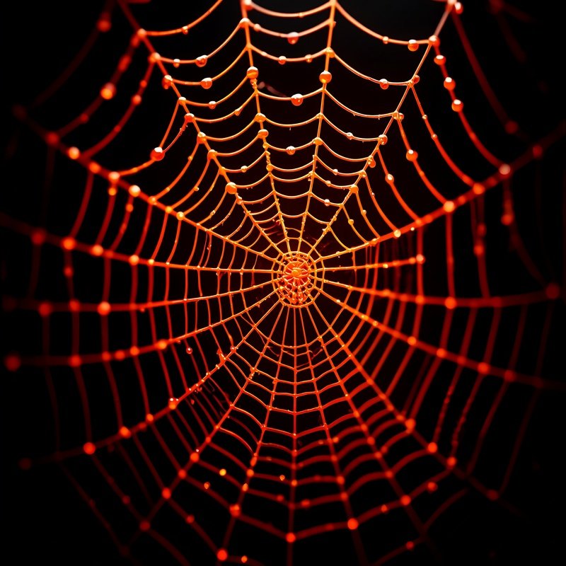 Spider Webs Spider Webs Orange
