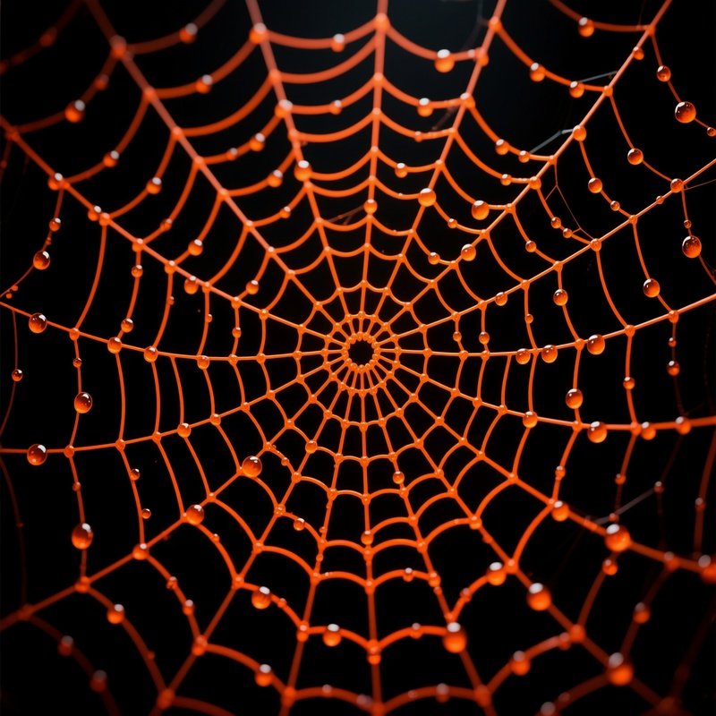 Spider Webs Spider Webs Orange