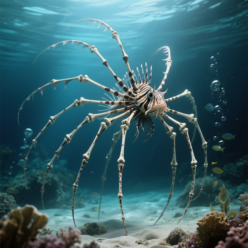 Spiderfish – Long Skeletal Fins That Resemble Underwater Stilts.