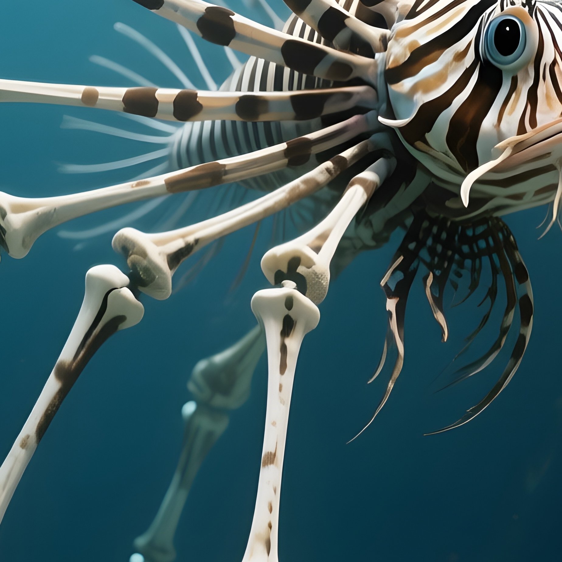 Spiderfish – Long Skeletal Fins That Resemble Underwater Stilts. - Full Resolution Quality Preview