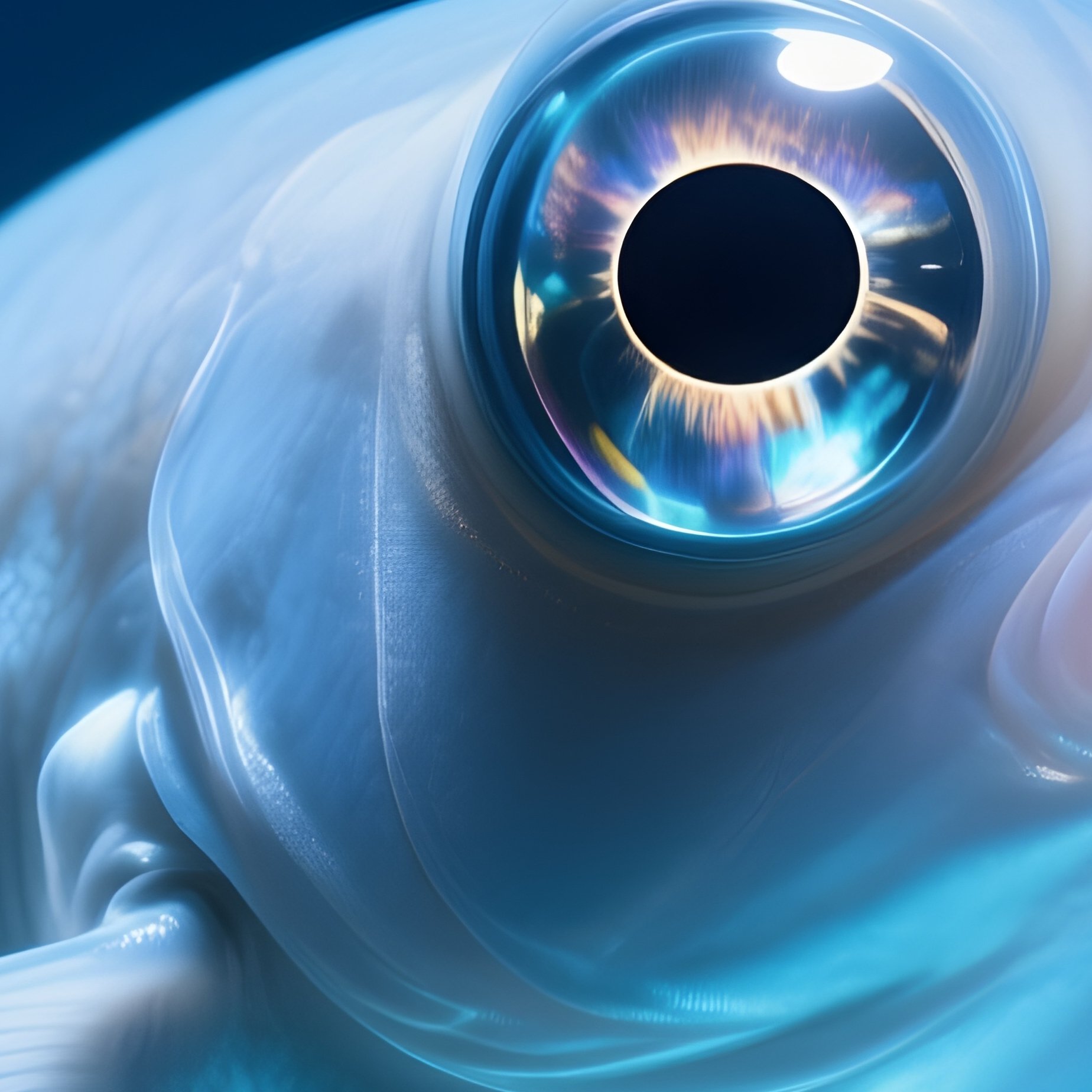 Spookfish Mirrored Eyes Glowing Snout - Full Resolution Quality Preview