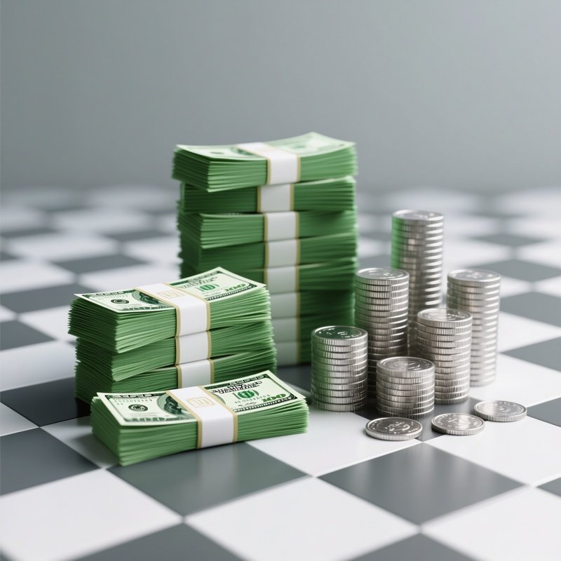 Stacks Of Money And Coins Money Wealth