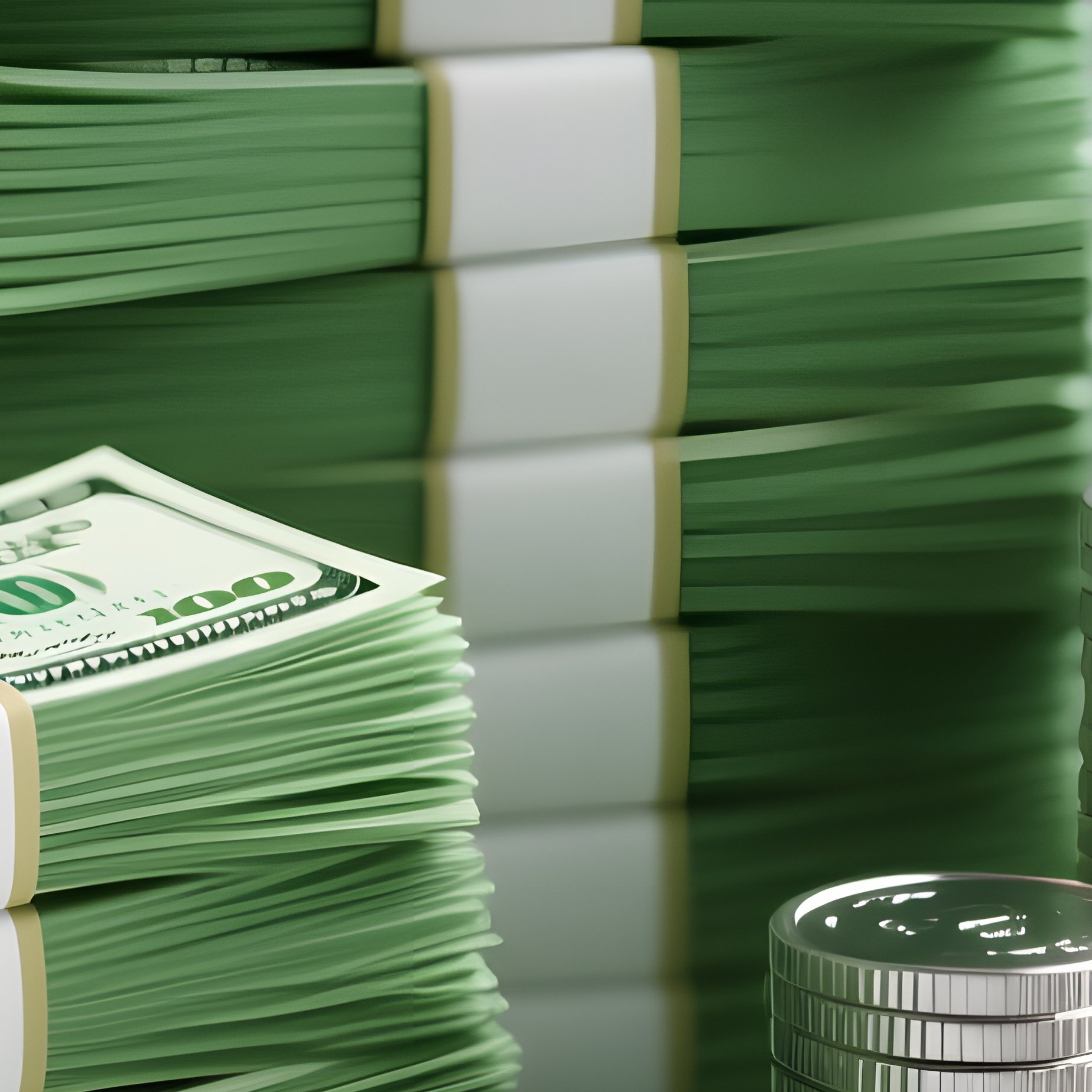 Stacks Of Money And Coins Money Wealth - Full Resolution Quality Preview