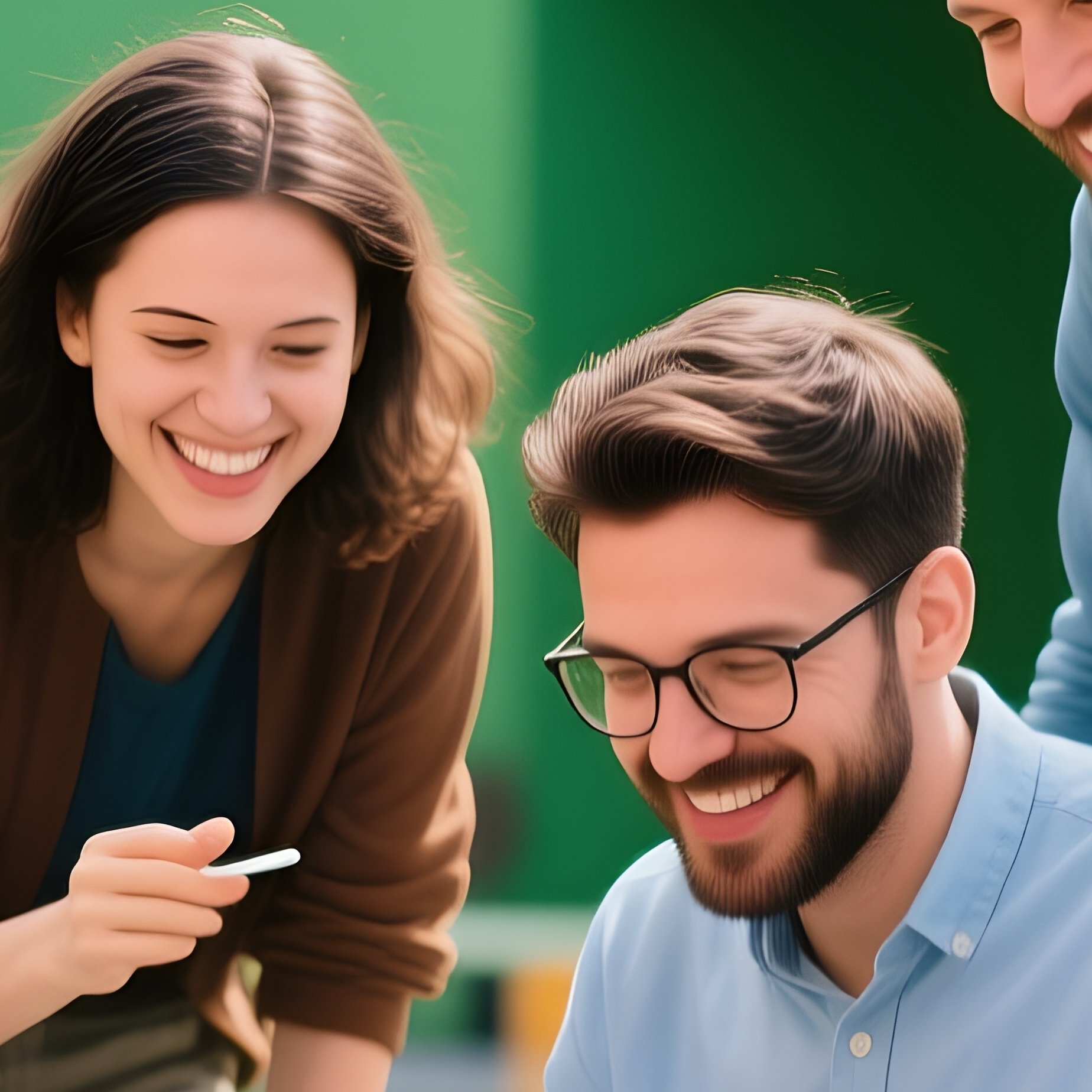 Startup Founders Outdoors With Laptops - Full Resolution Quality Preview