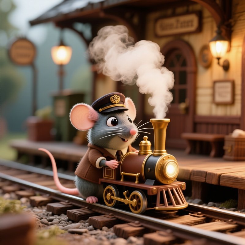 Steam Locomotive Mouse Humidifier