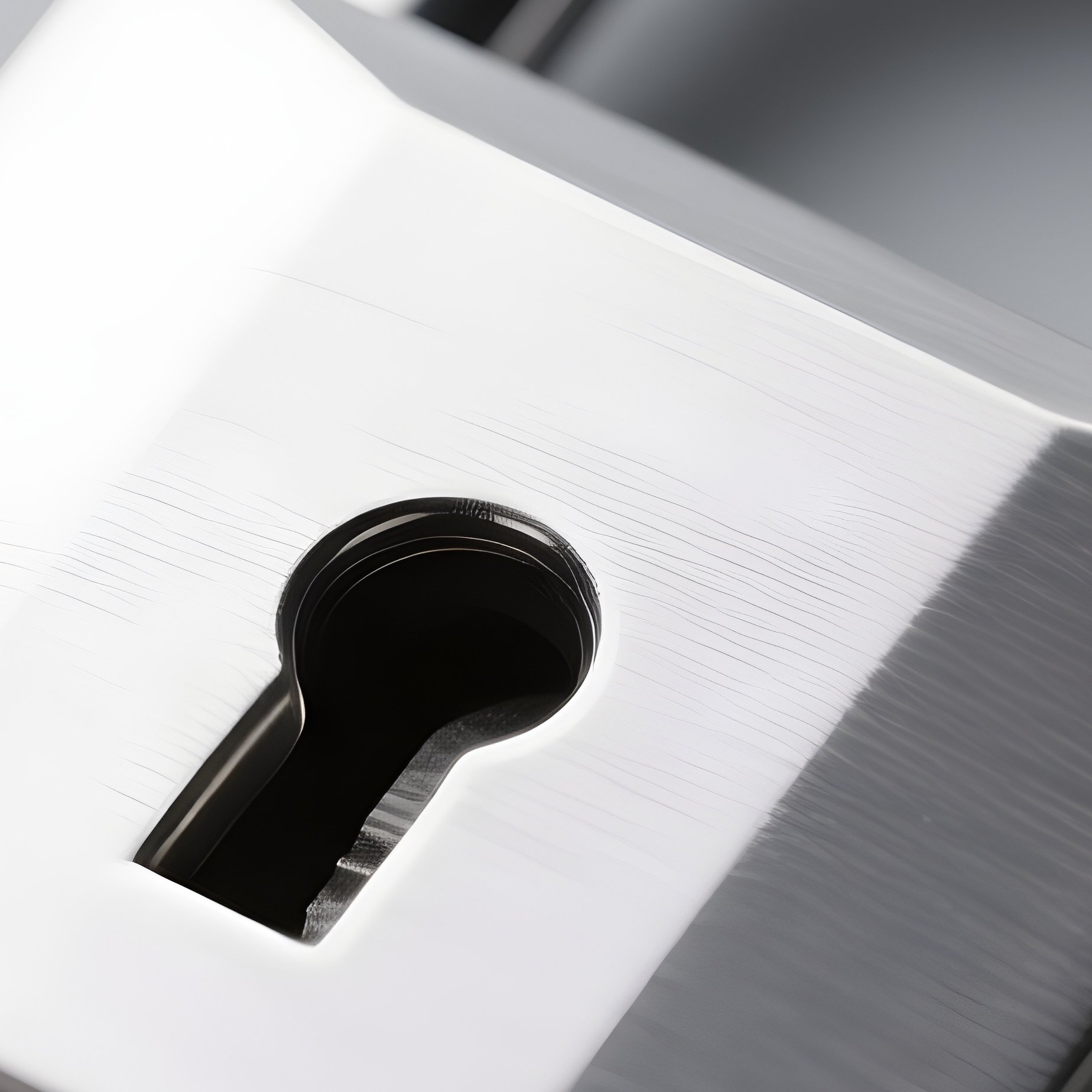 Steel Padlock Button No Logo - Full Resolution Quality Preview