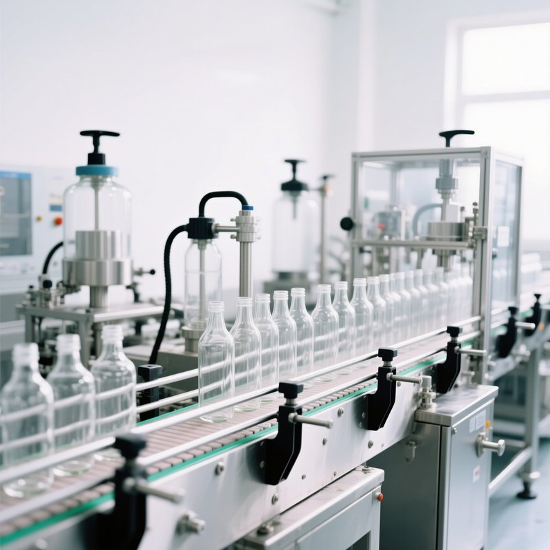 Still Life Bottling Line Glass Containers