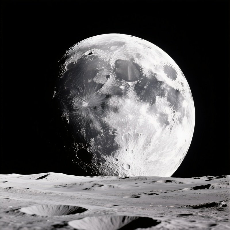 Still Life Moon Under Starlight