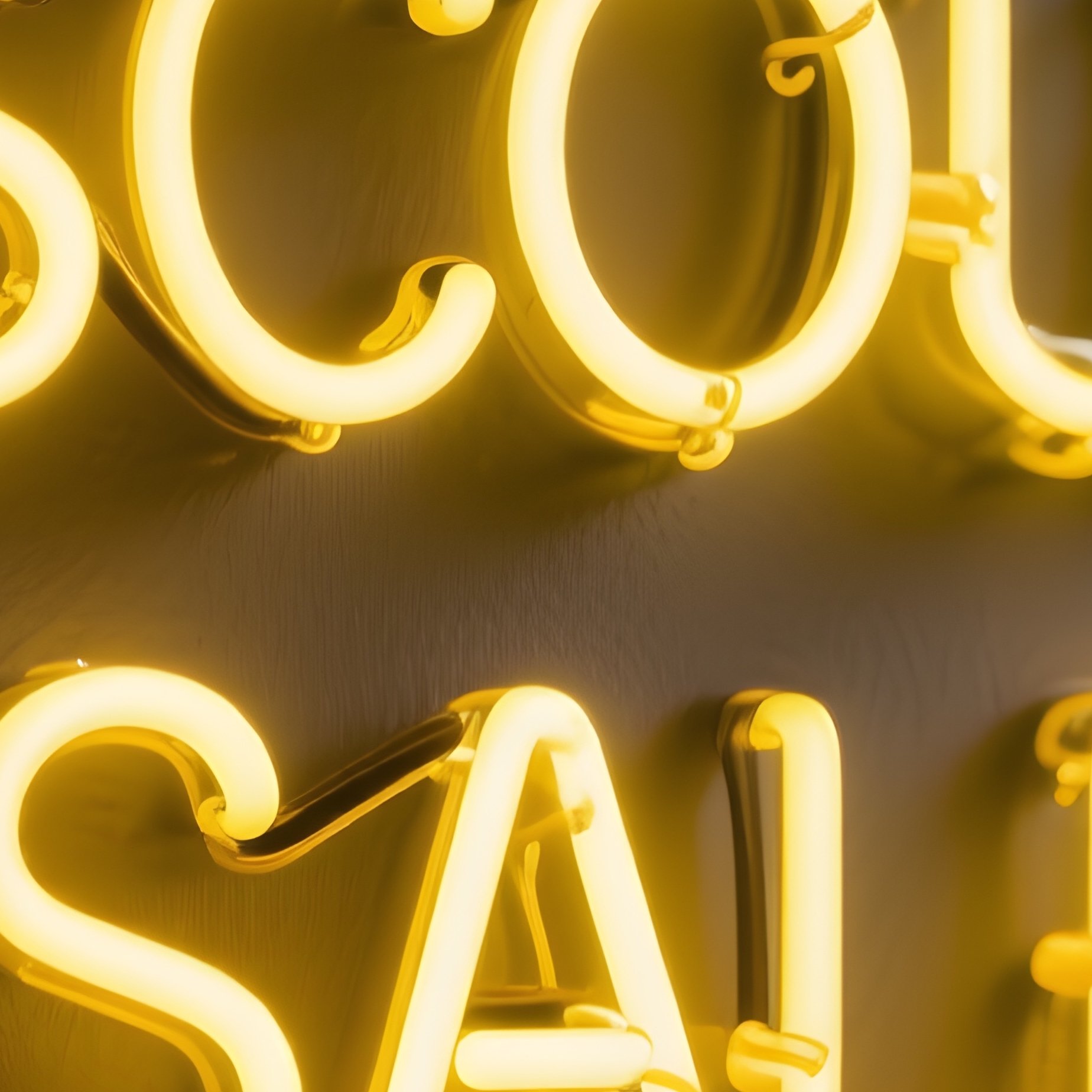 Still Life Neon Discount Sale Dark Wall - Full Resolution Quality Preview