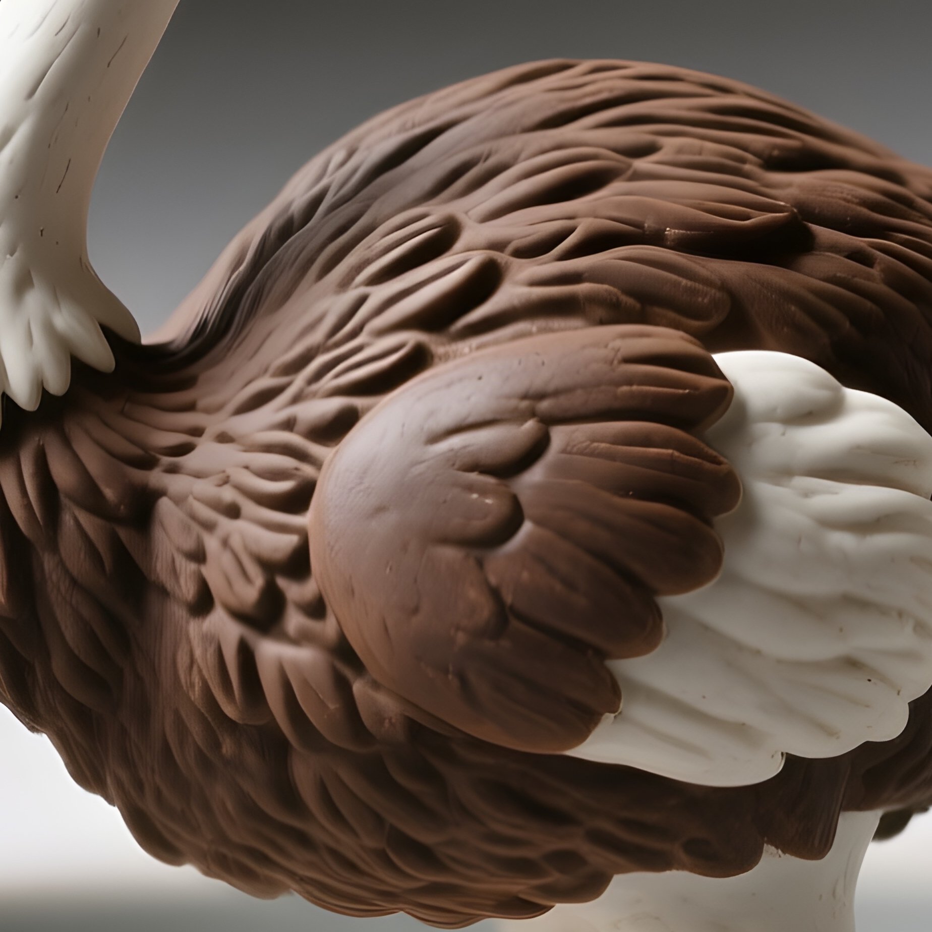 Still Life Ostrich Circling Over Ocean - Full Resolution Quality Preview