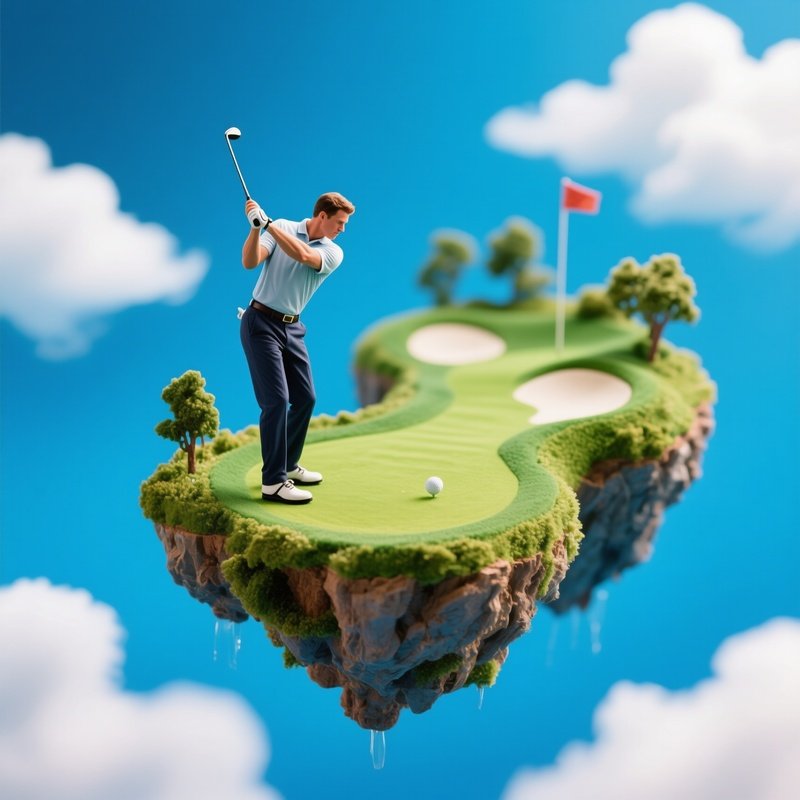 Still Life Storm Jett Floating Island Golf Course