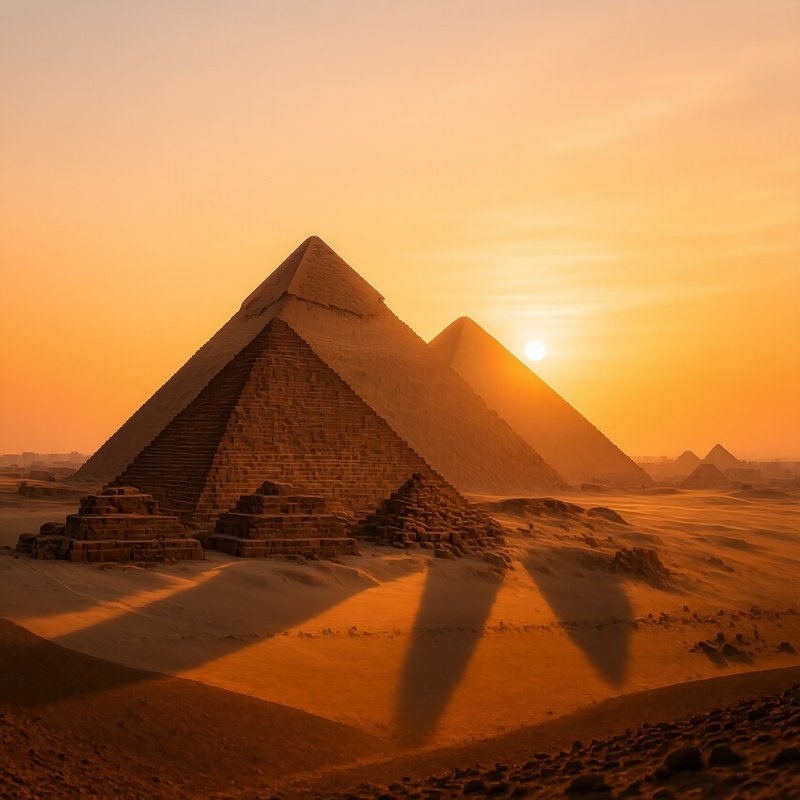 Still_Life_Sunset_Giza_Pyramids_Shadows
