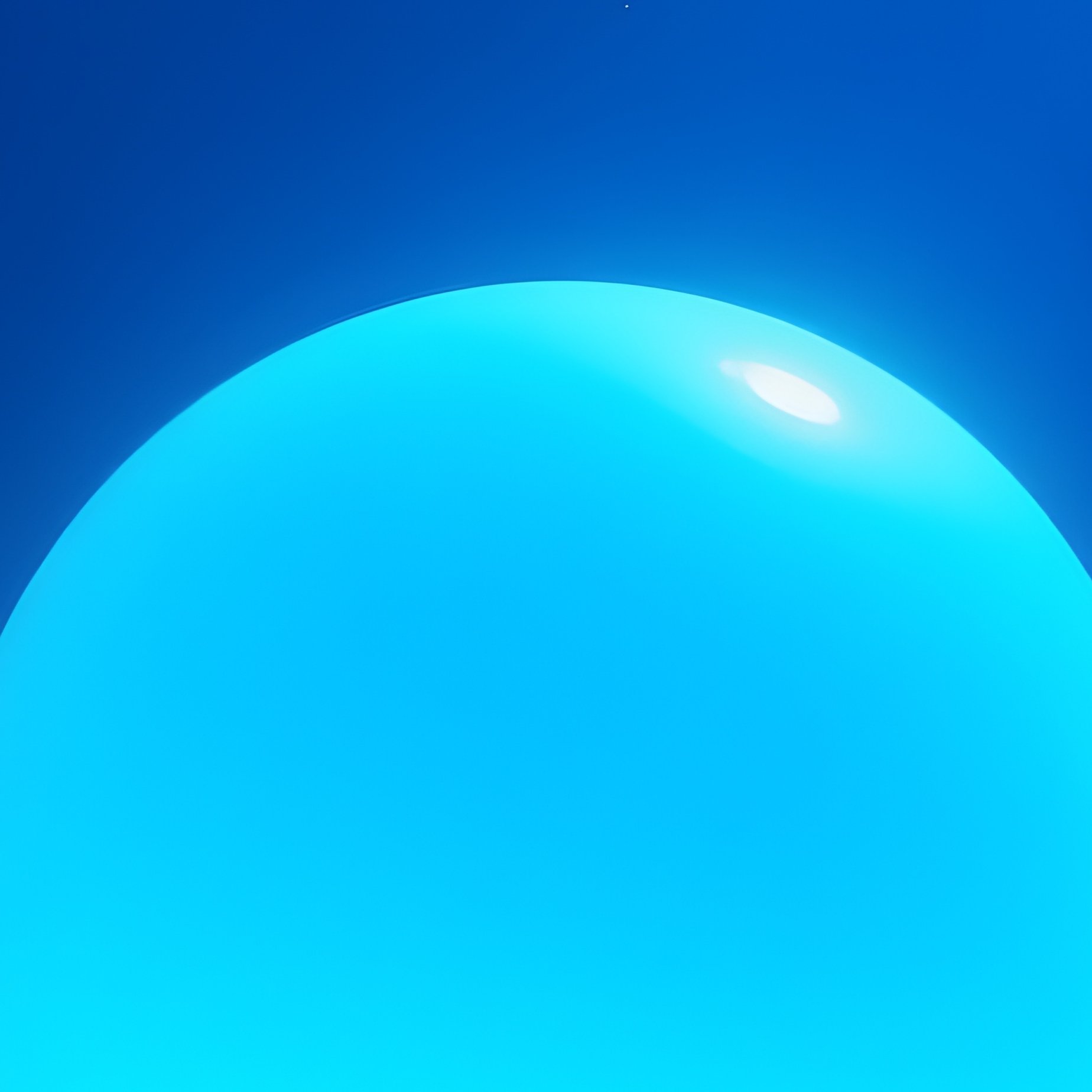 Still Life Underwater Glowing Orb Resting On Ocean Floor - Full Resolution Quality Preview