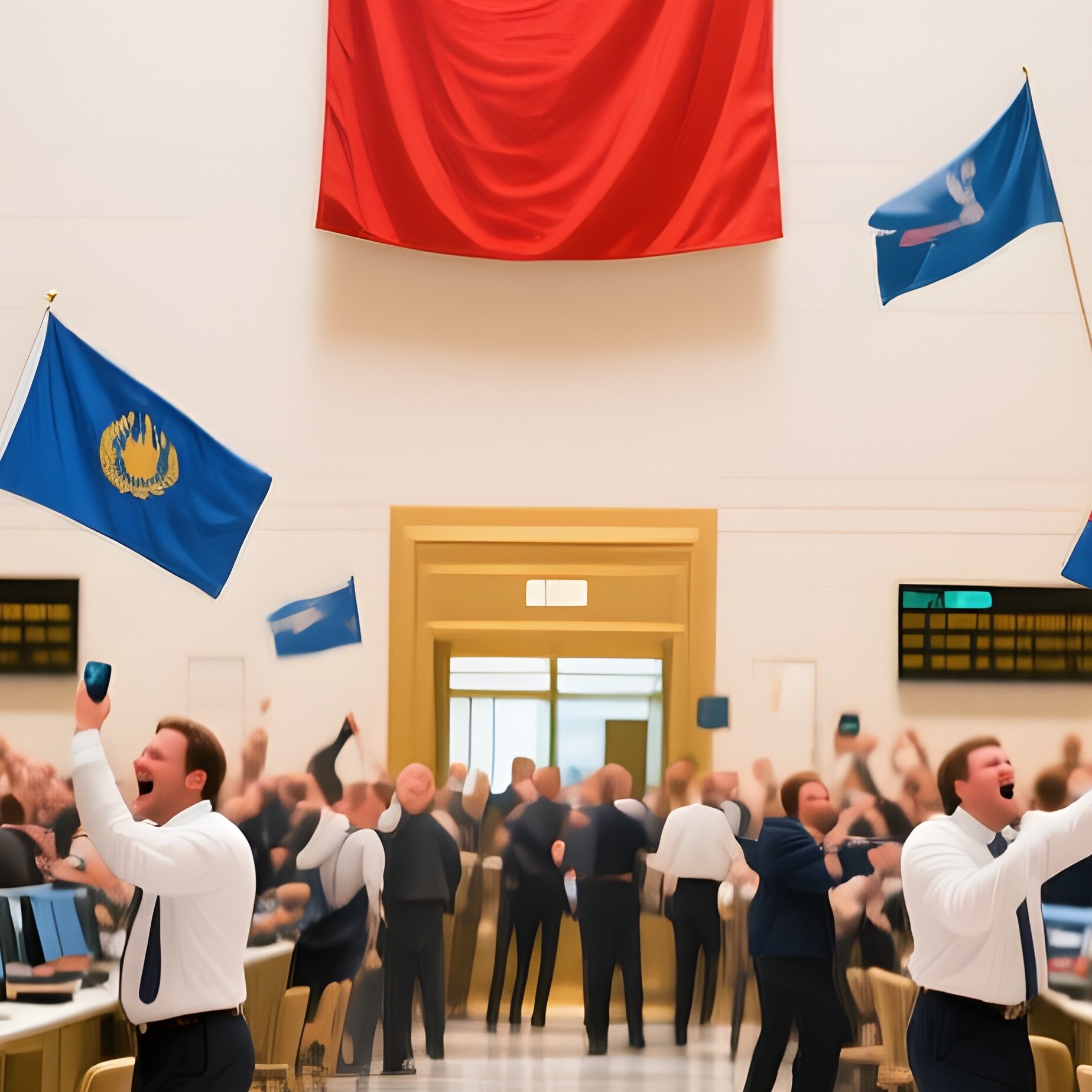 Stock Exchange Floor Trade - Full Resolution Quality Preview