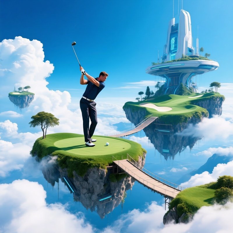 Storm Jett Floating Island Golf Course