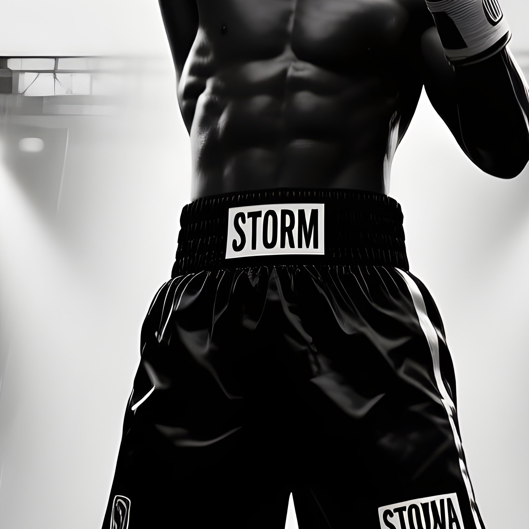 Storm Nova Boxer Victory Under Spotlight - Full Resolution Quality Preview