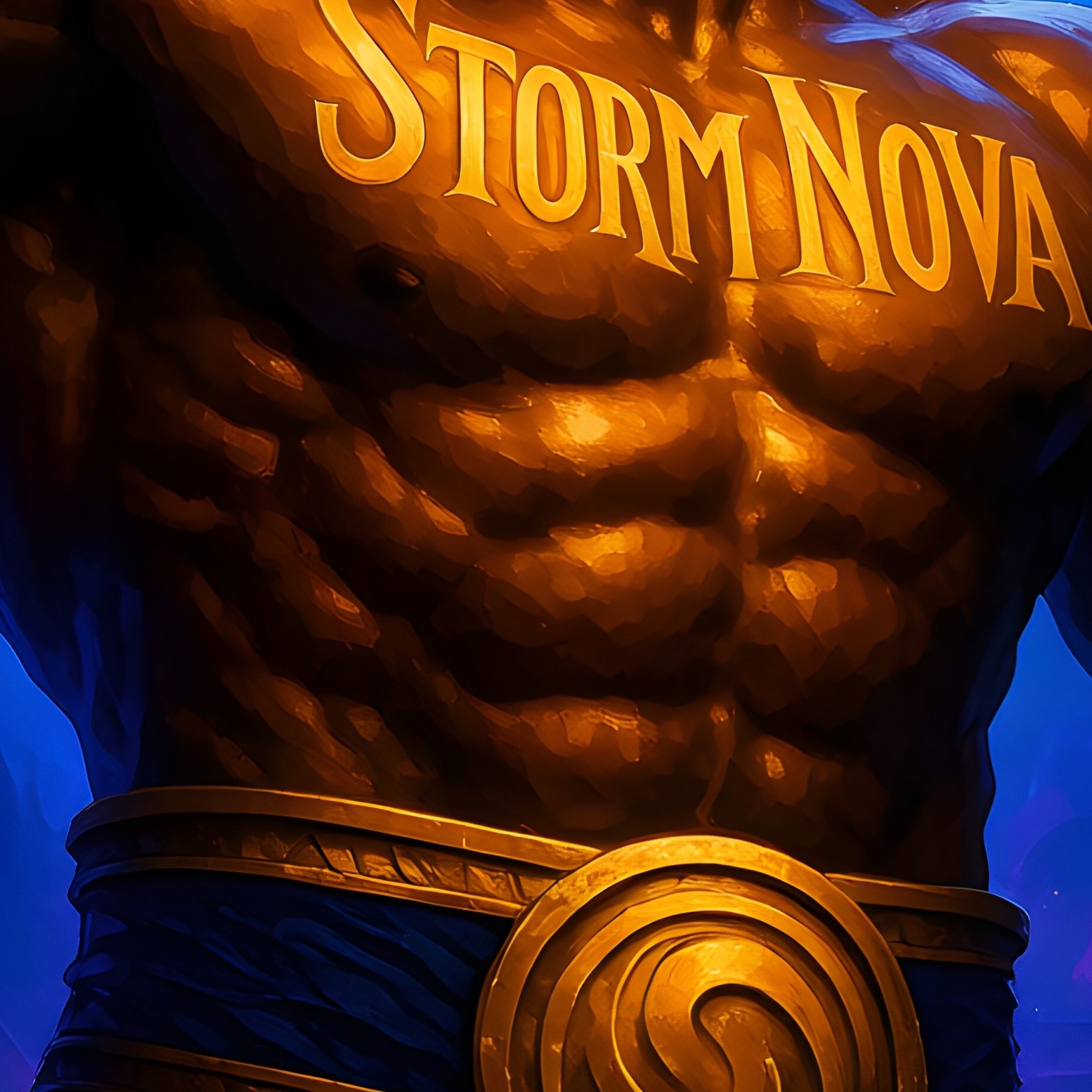 Storm Nova Boxer Victory Under Spotlight Fantasy - Full Resolution Quality Preview