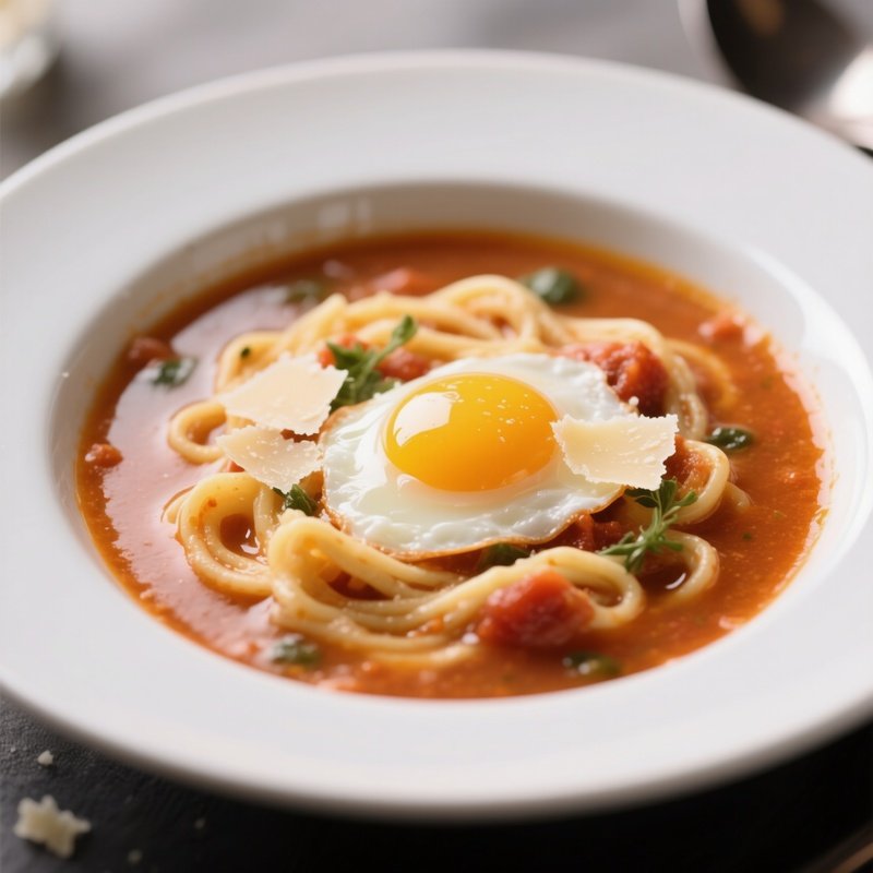 Stracciatella Alla Romana Soup With Beaten Eggs, Parmigiano Reggiano, And Broth