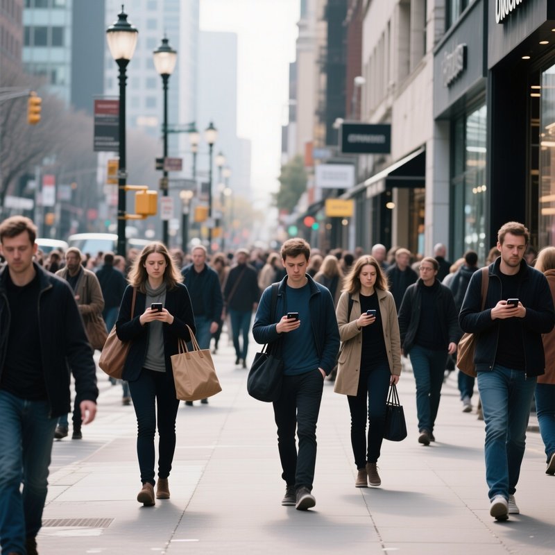 Strangers Public Life City Street