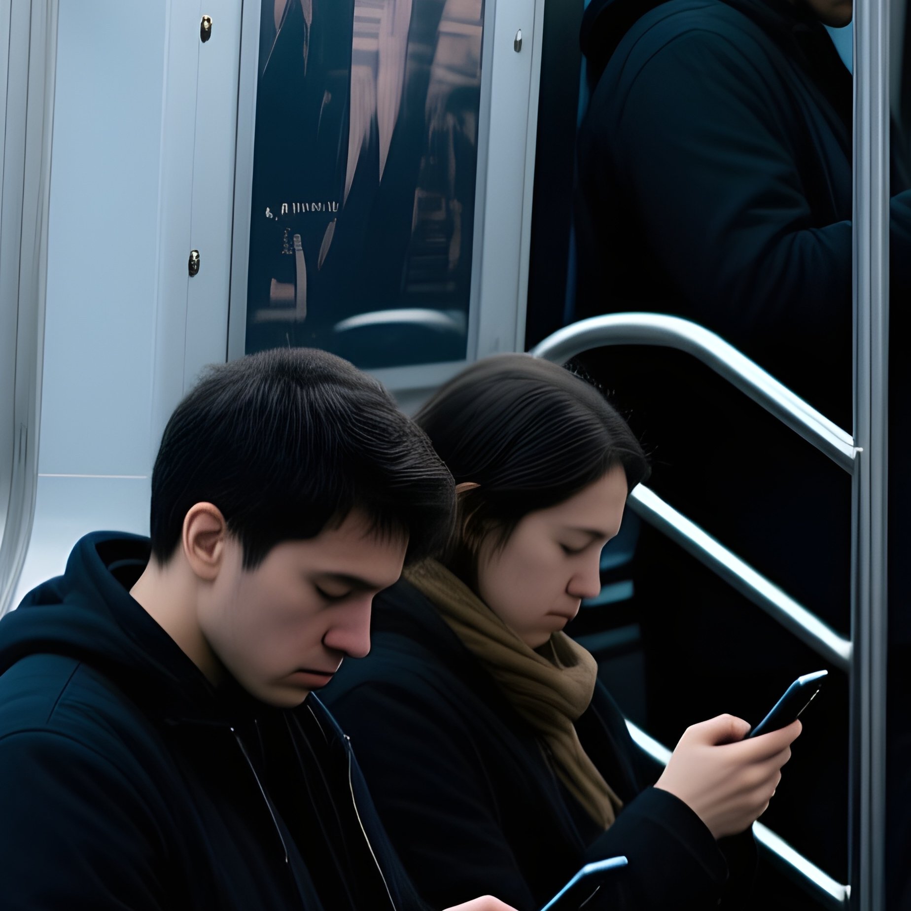 Strangers Public Life Public Transport - Full Resolution Quality Preview