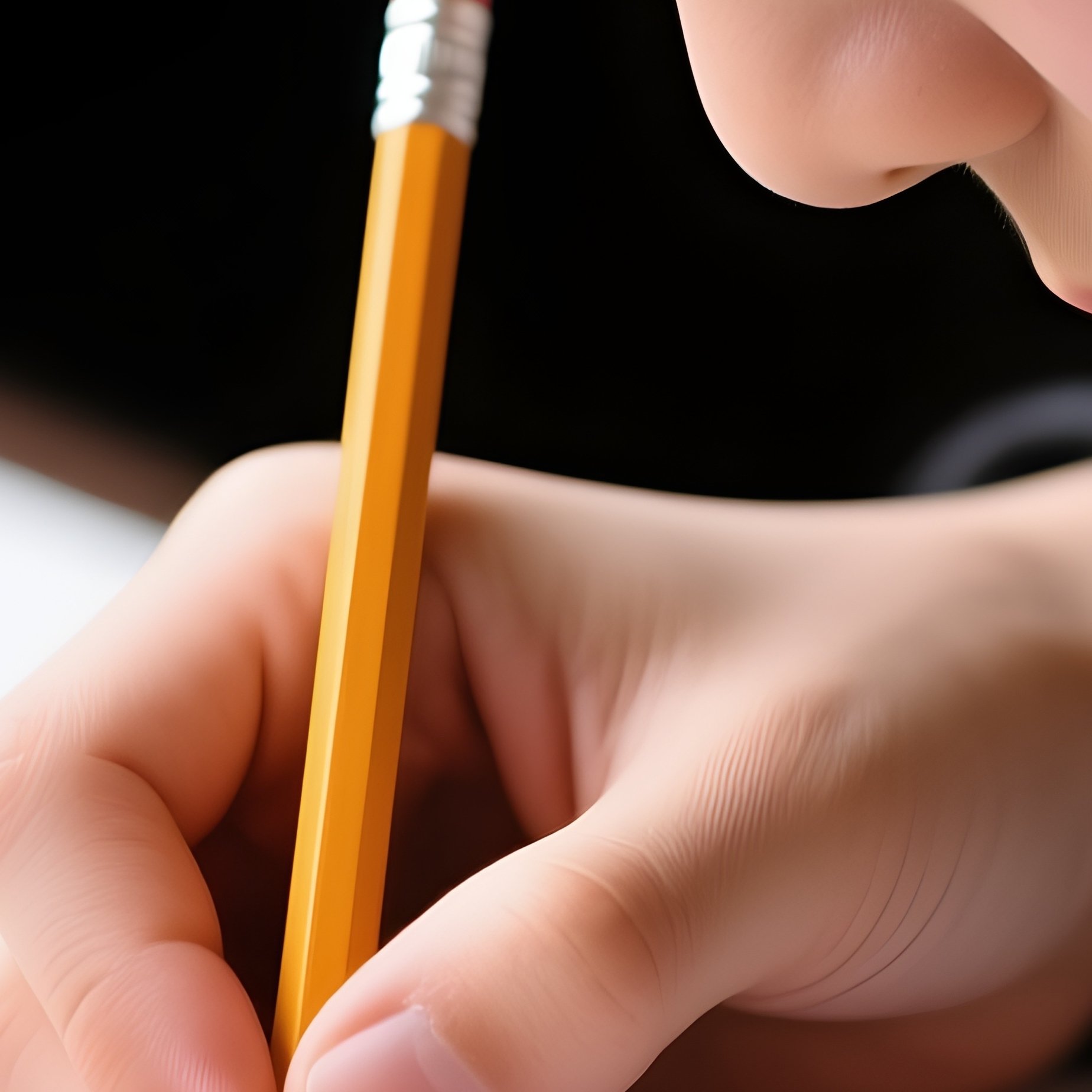 Student Sketching In Notebook - Full Resolution Quality Preview