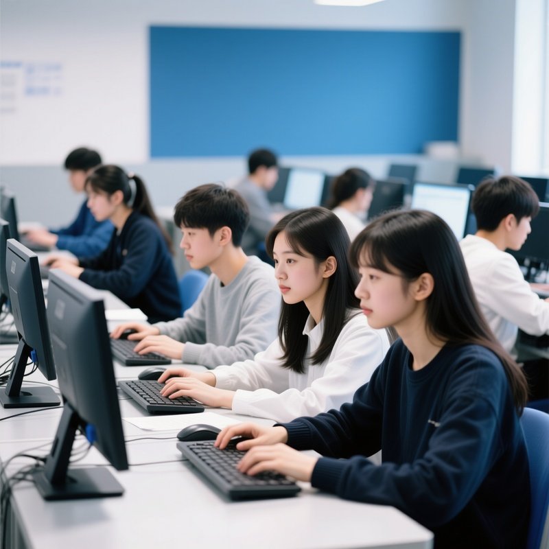 Students In Computer Lab